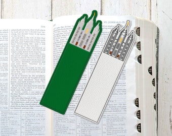 LDS Salt Lake City Utah Temple Bookmark ITH Applique Embroidery File