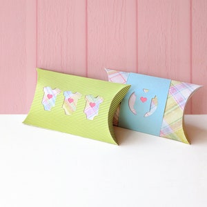 Baby Bodysuit Pillow Box SVG Design