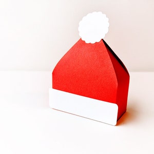 Santa Hat Gift Box SVG Design