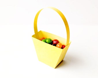 Cestino pasquale in carta 3D SVG + PDF Design