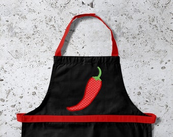 Chili Pepper Applique Embroidery File