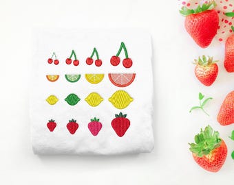 Niedliches Früchtchen Micro Stickdatei Set