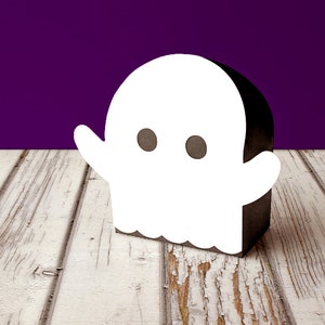 Halloween Ghost Gift Box SVG Design