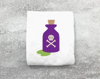 Poison Bottle Mini Embroidery File