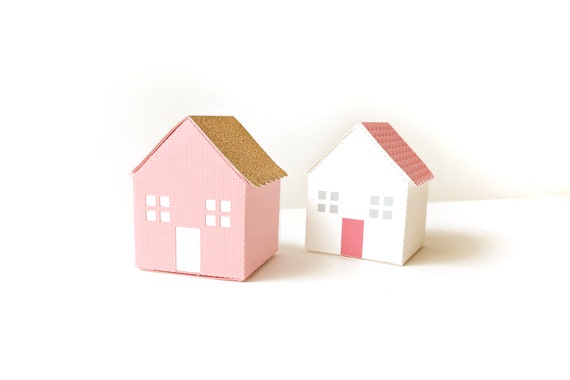 3D House Box SVG, PDF Template – DIY Favor Box