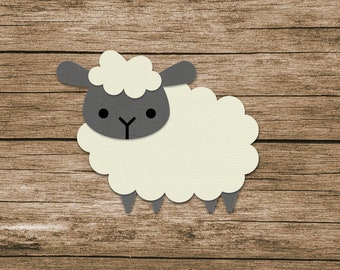 Archivo SVG de ovejas esponjosas