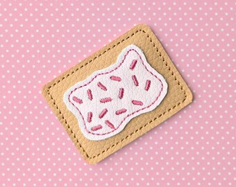 Frosted Toaster Gebäck ITH Feltie Applikation Stickdatei