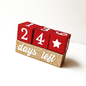 Christmas Countdown Advent Calendar Boxes SVG Design