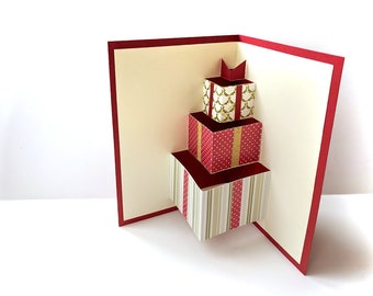 Gift Box Pop Up Card SVG + PDF Design