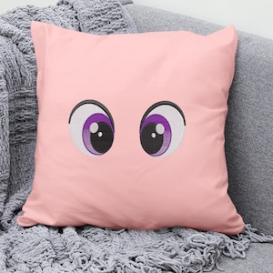 Gradient Cartoon Eyes Embroidery File