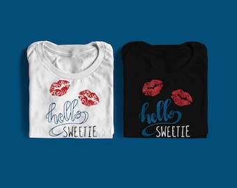 Hello Sweetie Kiss Plik SVG