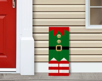 Elf Porch Sign Christmas SVG File