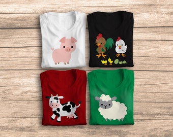 Farm Animal SVG File Set