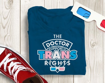 The Doctor Supports Trans Rights SVG File