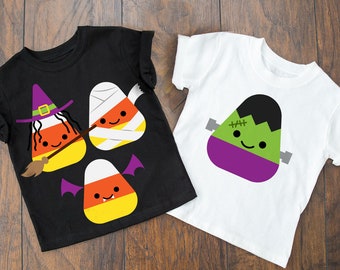 Spooky Costumed Candy Corn Halloween SVG File Bundle