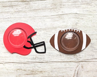 Football Candy Dome Holder SVG File Duo