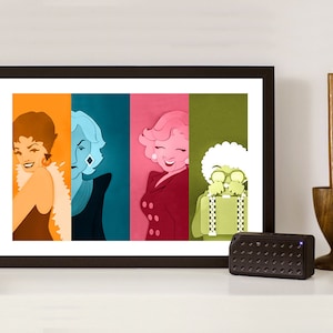 Golden Girls Inspired Pop Art Print