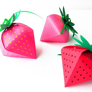 Fichier SVG 3D de boîte de fraises