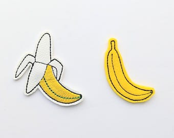 Banane ITH Feltie Applikation Stickdatei Duo