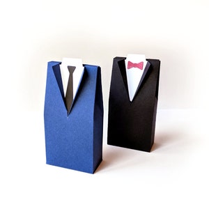 Hochzeit Tuxedo Anzug Box SVG + PDF Design