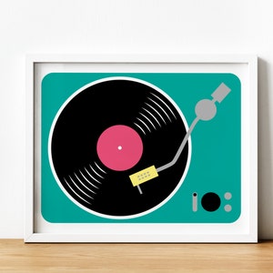 SVG-bestand van recordspeler