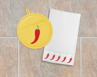 Chili Pepper Mini Embroidery File