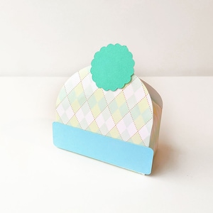 Winter Hat Gift Box SVG Design