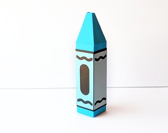 Crayon Gift Box SVG Design