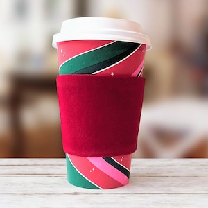 Blank Coffee Cup Sleeve Cozy ITH Applique Embroidery File