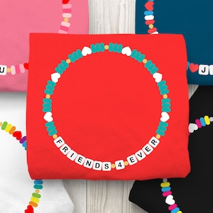 Pulsera de cuentas de letras con conjunto de archivos SVG de corazón