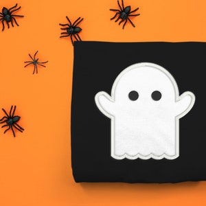 Cute Ghost Applique Embroidery File
