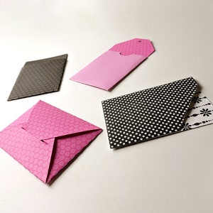 Paper Gift Card Holder Set SVG + PDF Design