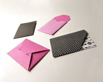 Paper Gift Card Holder Set SVG + PDF Design