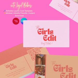Editable Digital Business Card Template | Canva | Clickable Links | Multiple Colourways