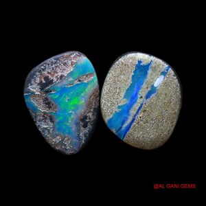 Multicolor Doublet Opal Cabochon: Loose Gemstone for Jewelry Making