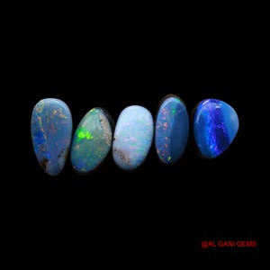 Multicolor Doublet Opal Cabochon: Designer Gemstone for Jewelry - D-192