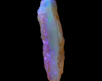 Raw Fire Opal Green Blue Rough Natural Fancy Shape Loose Gemstone 25x10x5mm 6.00Ct