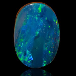 AAA Multicolor Doublet Opal Cabochon: Craft Jewelry Stone