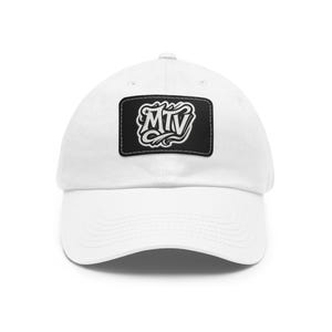 Stylish Dad Hat with Leather Patch, Casual Cap for Fathers, Unique Gift for Dad, Fashionable Summer Accessory, Vintage-Style Hat