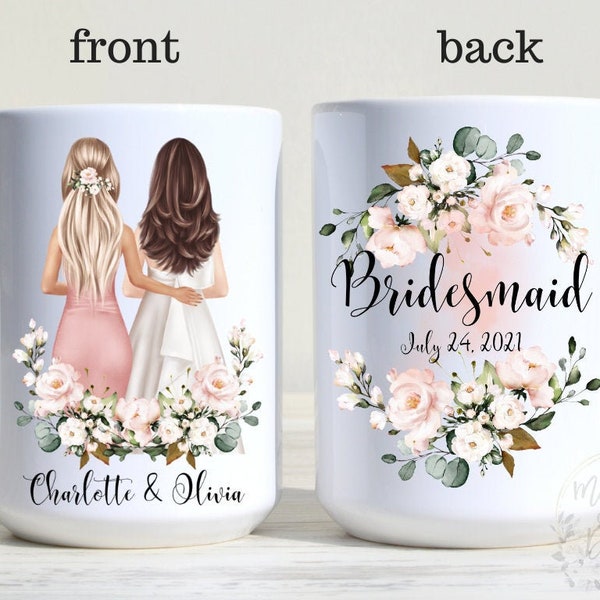 Custom Bridesmaid Proposal, Will You Be My Bridesmaid, Bridesmaid Mug, Bridesmaid Gift Box, Best Friends Wedding Gift, Bridal Party Gift