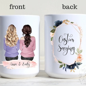 Custom Best Friend Birthday Gift Mug, Personalized Gift Message Mugs, Bff Gifts For Sister, You&#39;Re My Person, Long Distance Friendship Mug