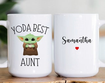 Aunt Coffee Mug, Yo Da Best Aunt, Funny Aunt Mug, New Aunt Gift, Personalized Gift For Aunt, Best Aunt Gift, Pregnancy Reveal To Sister