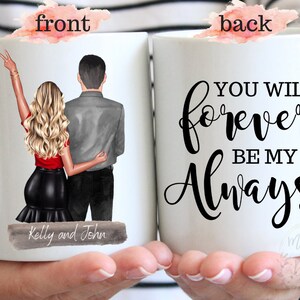 Valentine'S Day Mug, Valentines Day Gift, Gift For Her For Him, Custom Couple Mug, Anniversary Gift, Bride And Groom Mug, Wife And Husband image 6