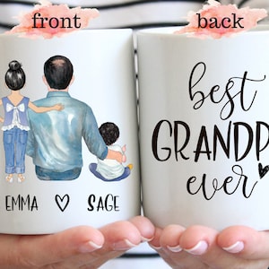 Best Grandpa Ever Mug, Personalized Grandpa Mug, Grandpa Gift, Grandfather Gift, Funny Grandpa Gift, Gift For Grandpa'S, Father'S Day Gift