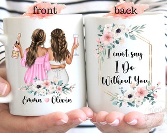 Custom Maid Of Honor Mug, Maid Of Honor Proposal Mug, Maid Of Honor Gift, Matron Of Honor Gift, Custom Bridal Party Gift, Best Friend Gifts