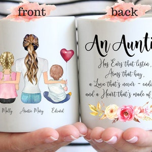 Auntie Mug, New Auntie Gift, Aunt Mothers Day Gift, Best Aunt Ever Mug, Custom Auntie Mug, Auntie Gift From Niece or Nephew, Gift For Aunt