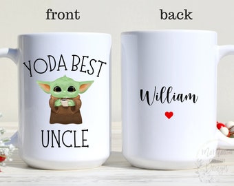 Uncle Coffee Mug, Yo Da Best Uncle, Funny Uncle Mug, New Uncle Gift, Personalized Gift For Uncle, Best Uncle Mug, Pregnancy Reveal Brother
