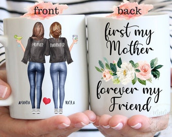 Mothers Day Gift For Mom, Personalized Mom Mug, Mom Birthday Gift From Daughter, Custom Mom And Daughter Gift, Daughter Gift From Mom