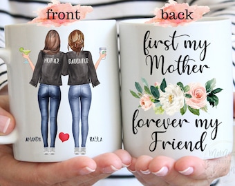 Personalized Mom Mug: Mother Daughter Gift