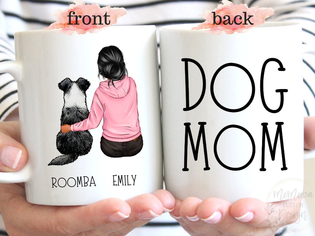 Custom Dog Mom Mug, Personalized Dog Lover Gift, Custom Pet Gift, Dog ...